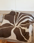 ABC Hibiscus Plush Throw Blanket