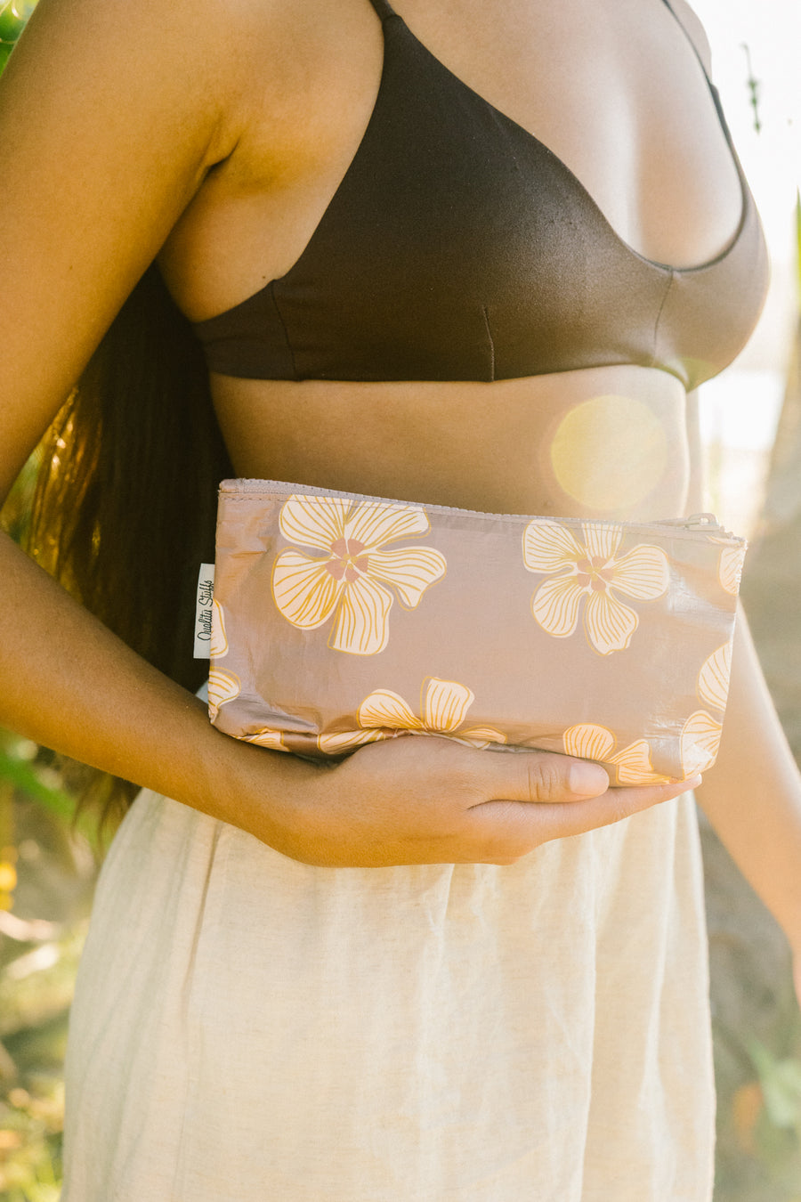 Small Hau Hibiscus Hele On Pouch