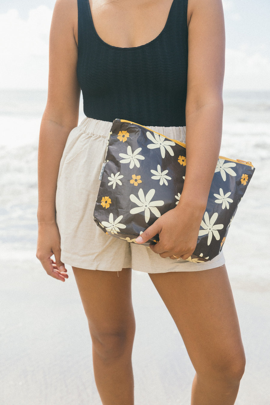 Large Tiare Pua Hele On Pouch