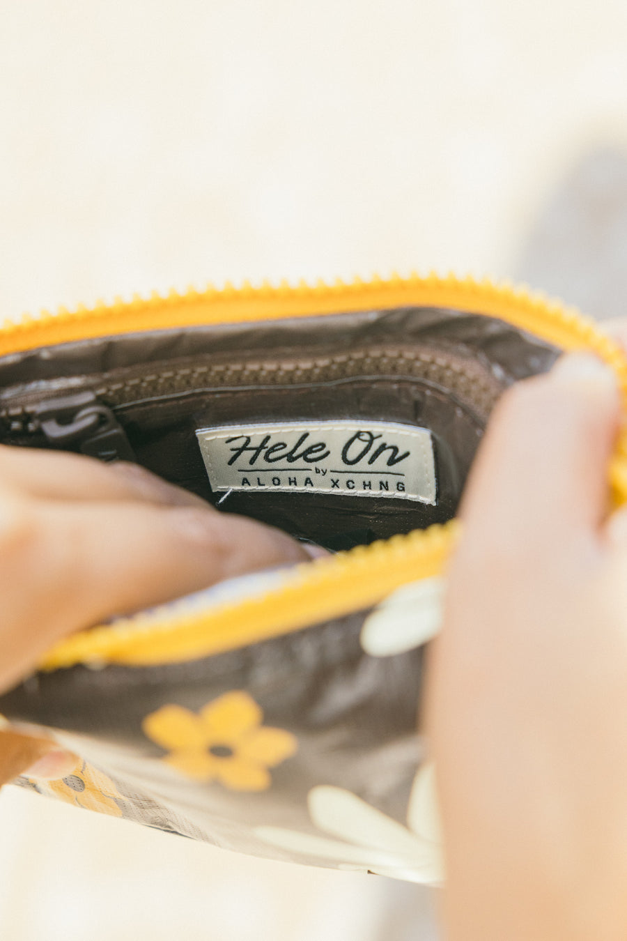 Small Tiare Pua Hele On Pouch