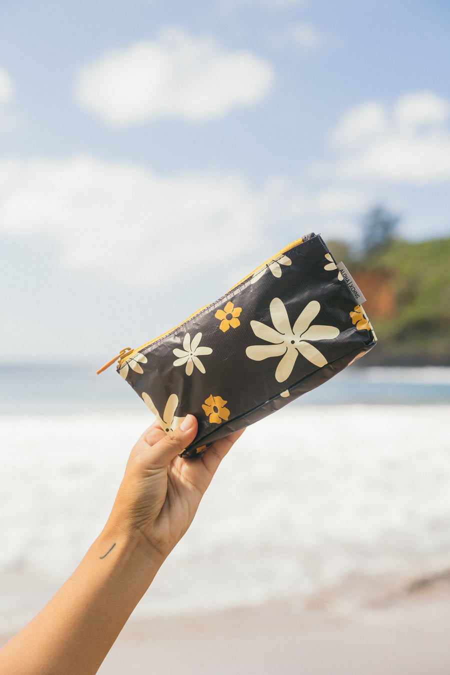 Small Tiare Pua Hele On Pouch