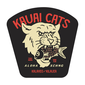Kauai Cat Fish Sticker