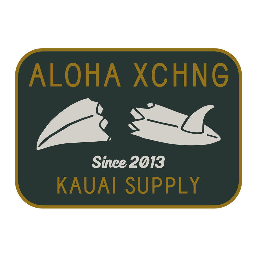 Kauai Supply Broke Board Sticker