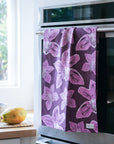 Orchid Print Kitchen Towel
