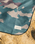 Kauai Map / Camo Beach Blanket