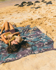 Kauai Map / Camo Beach Blanket
