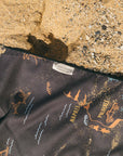 Kauai Map / Camo Beach Blanket