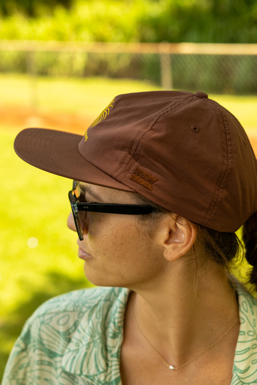 Koa Sun 5 Panel Unstructured Snapback
