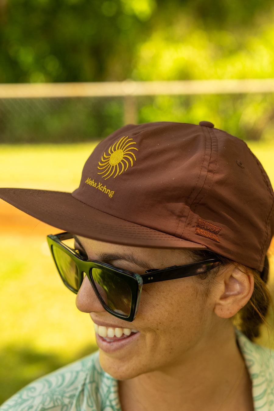 Koa Sun 5 Panel Unstructured Snapback