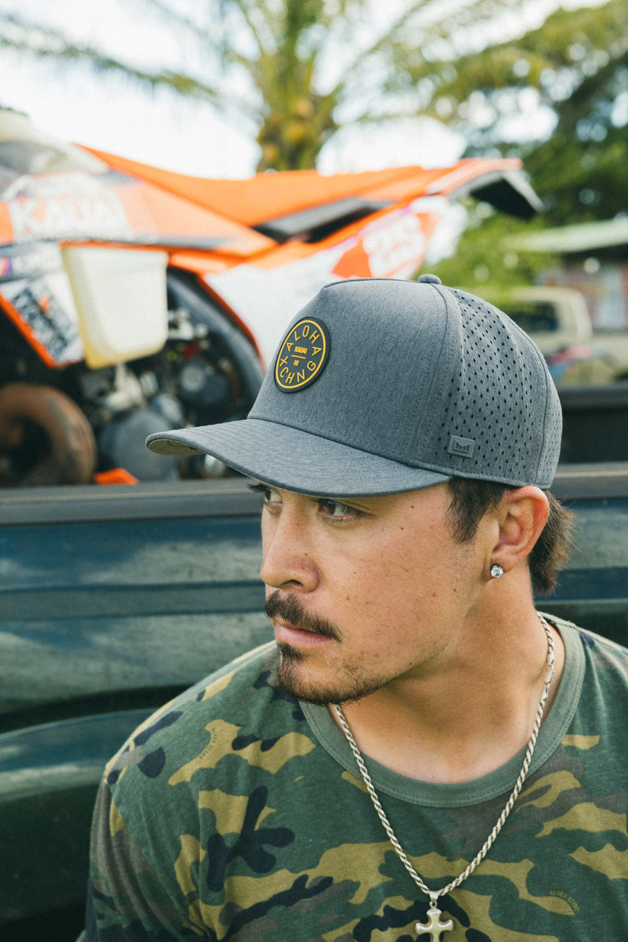 MELIN x AX Stamp Logo Hydro Odysea Stealth - Heather Charcoal