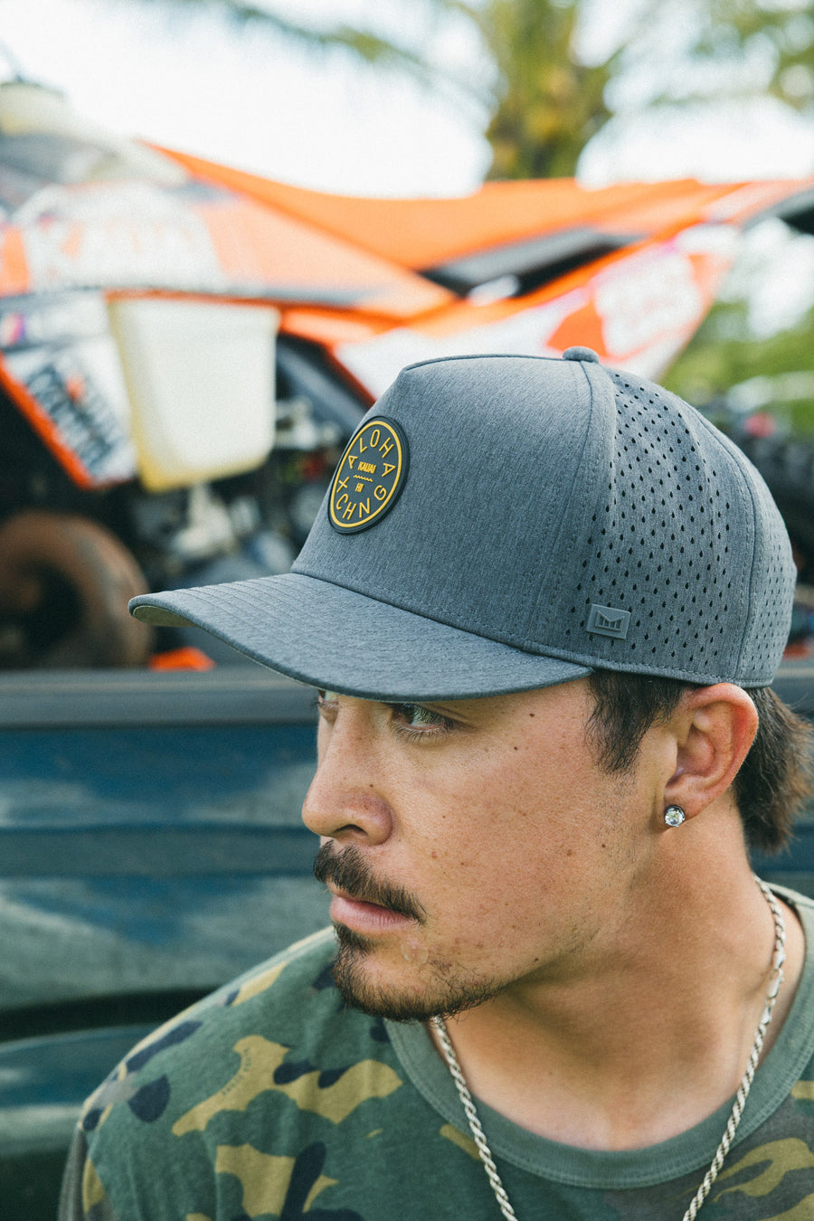 MELIN x AX Stamp Logo Hydro Odysea Stealth - Heather Charcoal