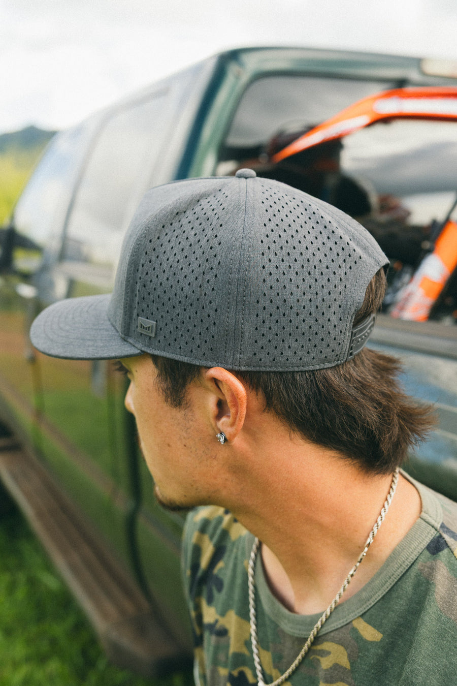 MELIN x AX Stamp Logo Hydro Odysea Stealth - Heather Charcoal