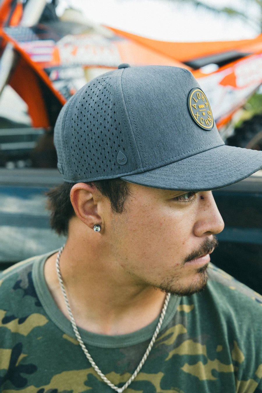 MELIN x AX Stamp Logo Hydro Odysea Stealth - Heather Charcoal