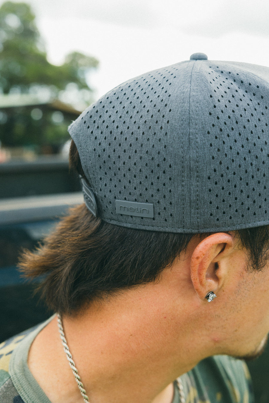 MELIN x AX Stamp Logo Hydro Odysea Stealth - Heather Charcoal