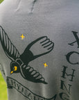 Mynah Tattoo Heavy Unisex Pullover Hoodie