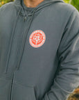 Koke'e Plum Zip Up Hoodie