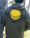 Golden Pueo Unisex Pullover Hoodie