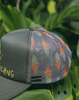 Tropical Heliconia Foam Trucker