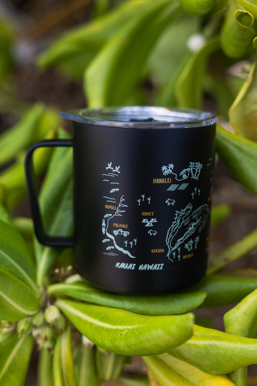 Kauai Map Camp Mug