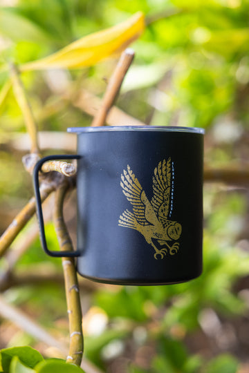 Pueo Monogram Camp Mug