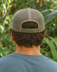 Guava Camo Box Logo Richardson Structured Trucker