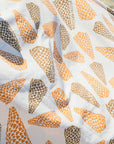 Cone Shell / Hibiscus Blooms Beach Blanket