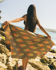 Tropical Heliconia Quick Dry Towel