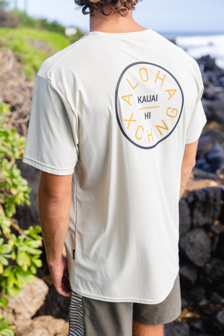 Stamp Double Shaka Sun Blocka UV Tee