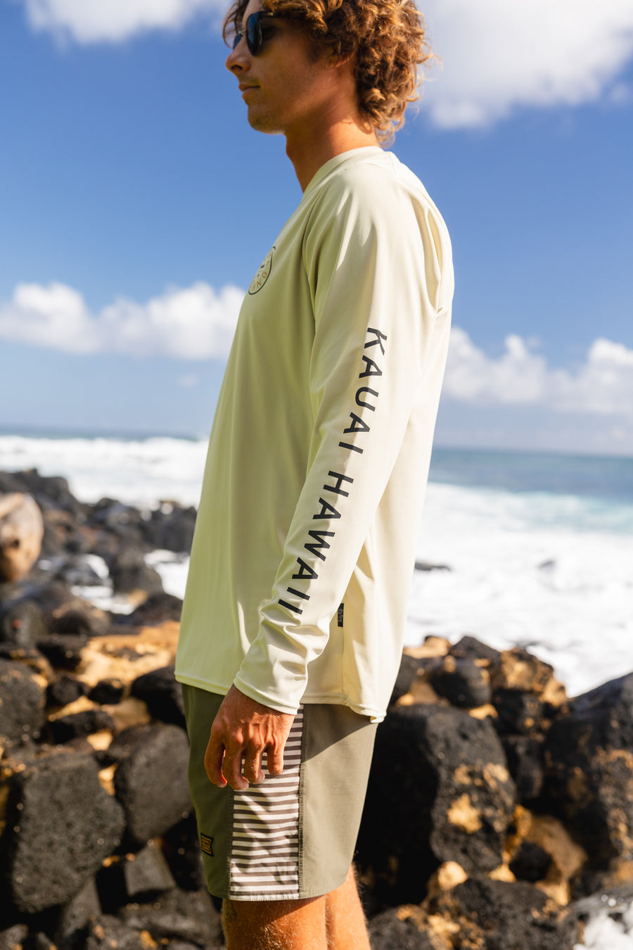 Stamp Double Shaka Sun Blocka UV Longsleeve Tee