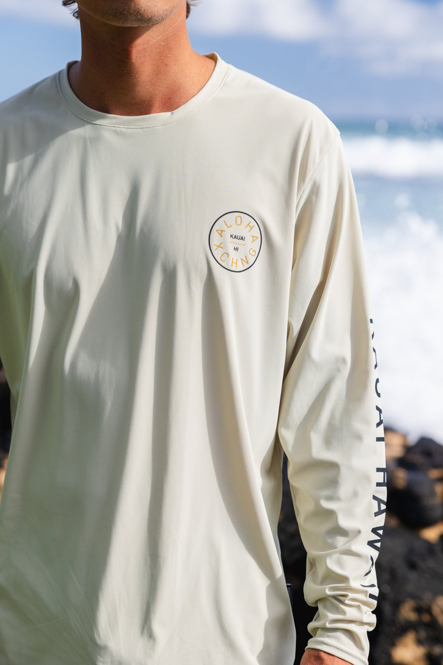 Stamp Double Shaka Sun Blocka UV Longsleeve Tee