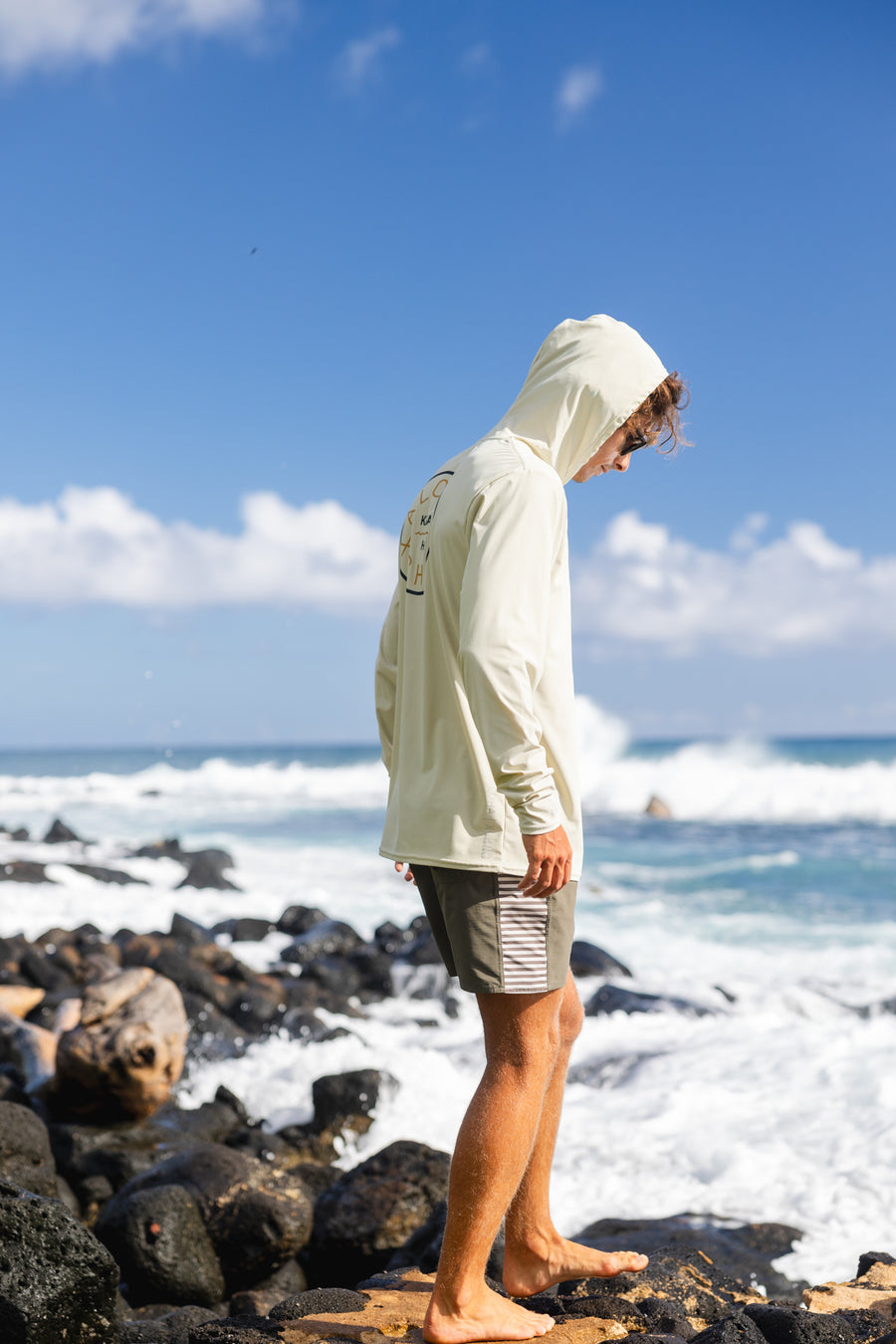 Stamp Double Shaka Sun Blocka UV Hoodie