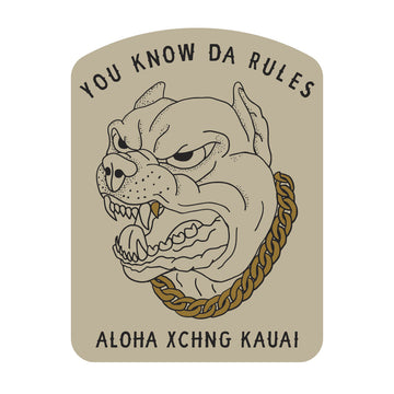 You Know Da Rules Sticker