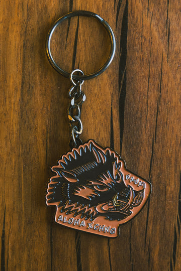 Lightning Boar Keychain