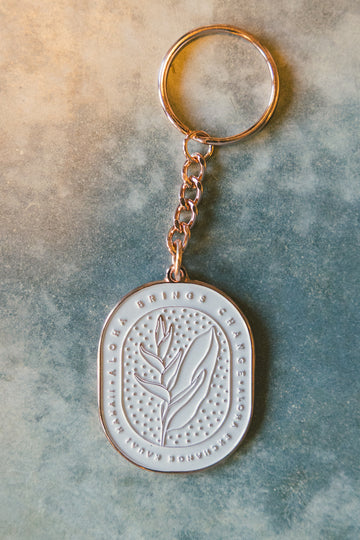 Heliconia Keychain