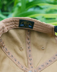 Flying Nene Embroidered 5 Panel Unstructured Hat -Khaki