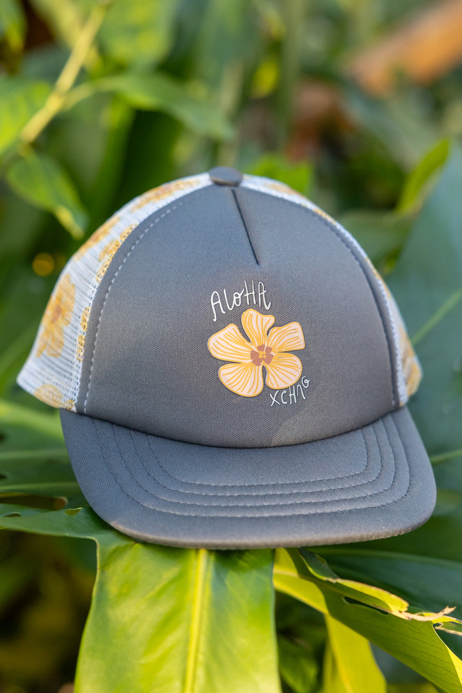 Hau Hibiscus Keiki Foam Trucker
