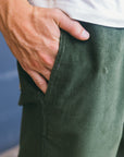 M's Take it Easy Short -Green Corduroy