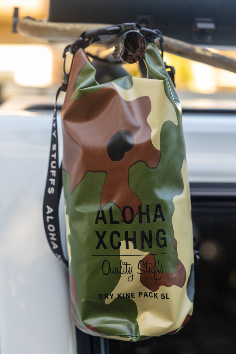 5L Roll Top Dry Sling Bag-Camo