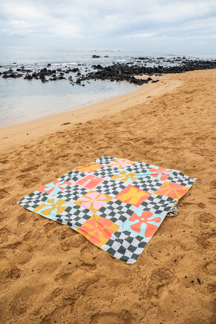 Patchy Check Beach Blanket