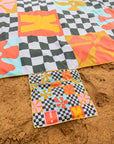 Patchy Check Beach Blanket