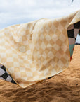 Patchy Check Beach Blanket