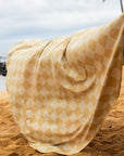 Patchy Check Beach Blanket