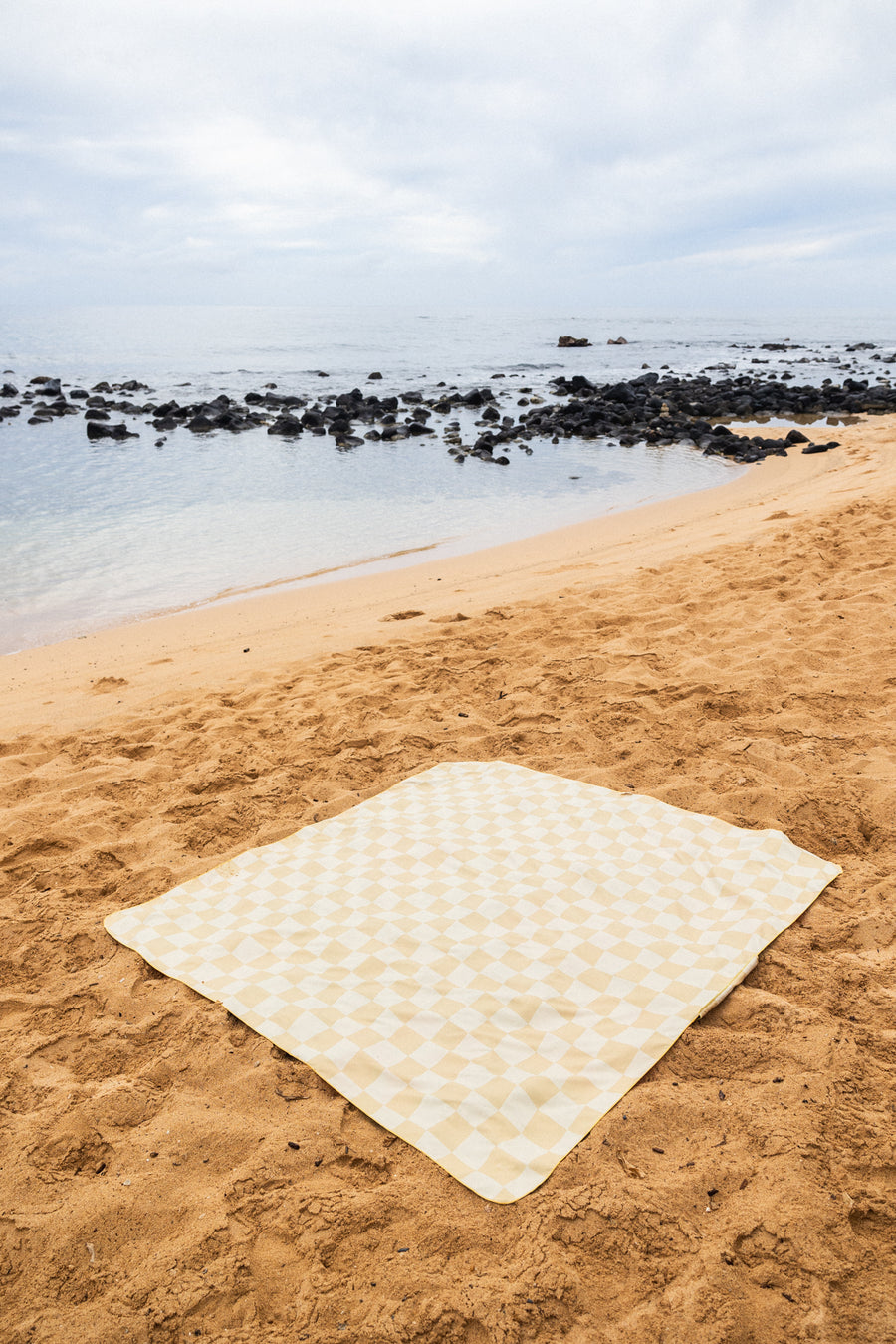 Patchy Check Beach Blanket