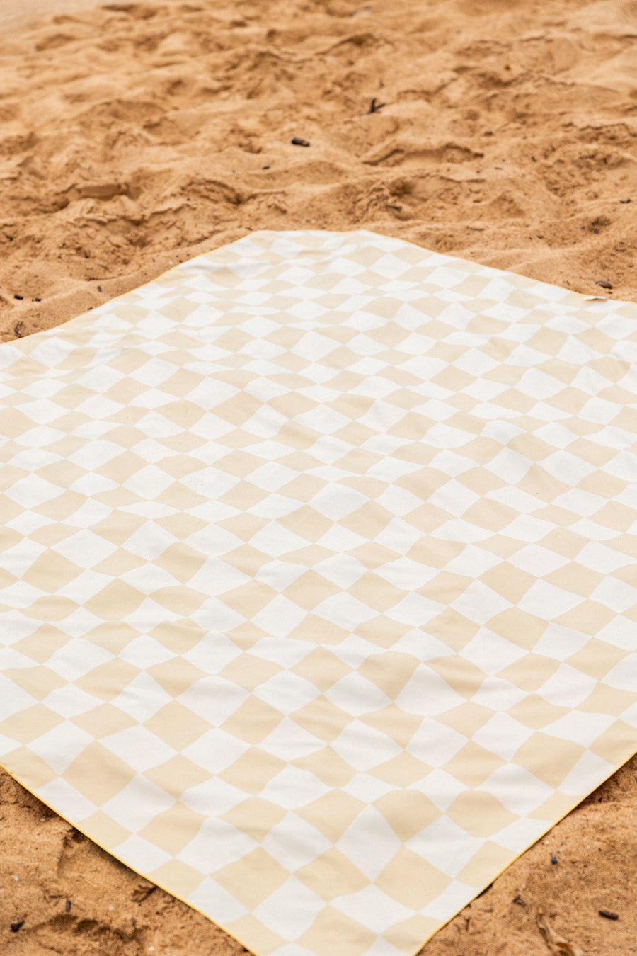 Patchy Check Beach Blanket