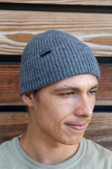 Deep Cuffed Beanie - Charcoal