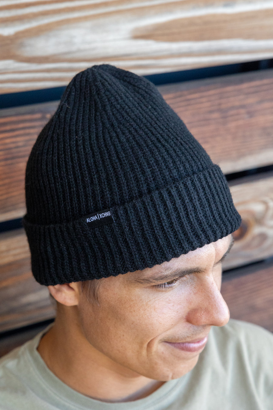 Deep Cuffed Beanie - Black