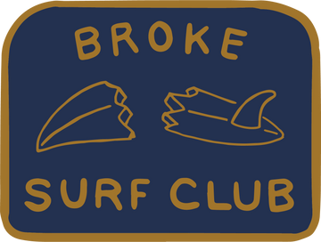 Broke Surf Club Sticker