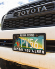 Bumbai You Learn License Plate Cover