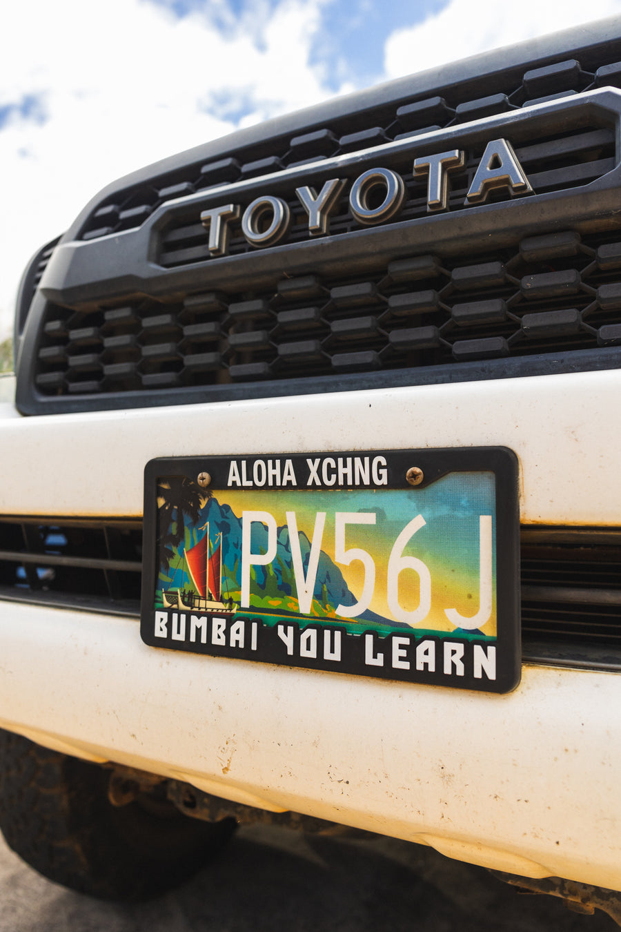 Bumbai You Learn License Plate Cover