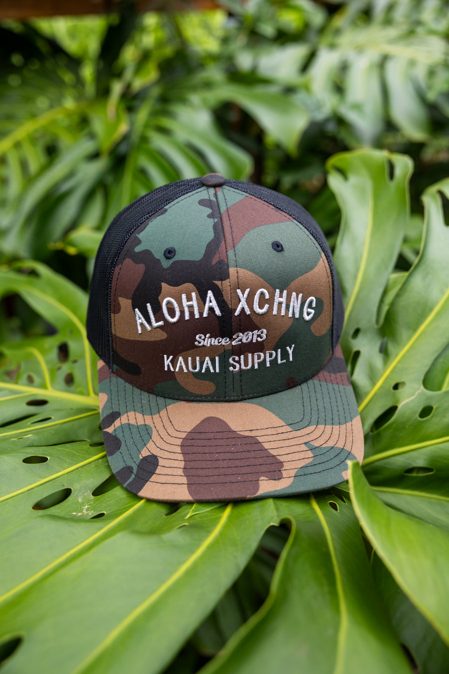 Kauai Supply Woodland Camo Trucker Hat